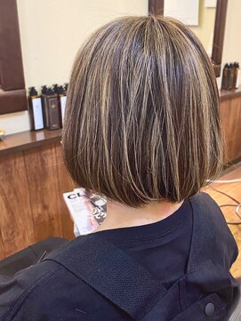 ヘアークルーズピース (hair cruise Piece) コントラストハイライト×ボブ♪