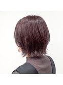 切りっぱなしショートボブ
