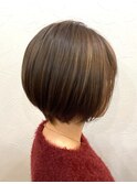 大人可愛いナチュラルショート
