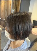 ふんわりグラデーションボブでボリュームup