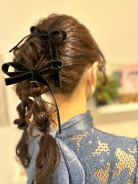 着付けヘアセット専門店 ウィズ(With) アレンジポニーテール