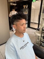 アイズ 海老名(AIZU) スウィングアップバングツイストスパイラルパーマフェードカット