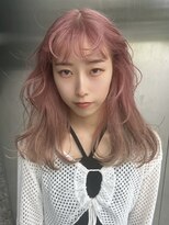 ソル オモテサンドウ 表参道 青山(SOL . OMOTESANDO)&nbsp;ダブルカラーピンクベージュピンクブラウンカラーレイヤーカット