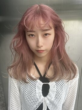 ソル オモテサンドウ 表参道 青山(SOL . OMOTESANDO) ダブルカラーピンクベージュピンクブラウンカラーレイヤーカット