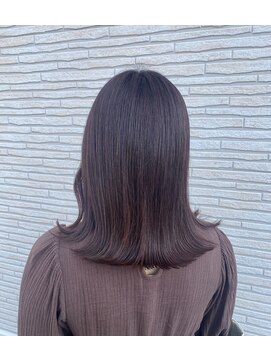 美容室 フォーリア Foglia ボブ×ピンクブラウン