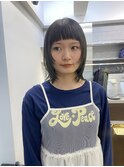 レイヤーカット/ウルフカット/オン眉ウルフ/ウルフボブ