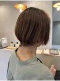 エアンストリートメント/ショートボブ/脱白髪染め