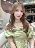 顔周り　韓国　レイヤーカット　前髪　haruhi 