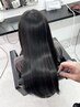 カット＋最高級ケラチン髪質改善トリートメント＃ブリーチ毛も可