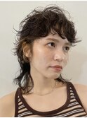 マレットヘア/ウルフパーマ/パーマ/くせ毛風パーマ/表参道/原宿