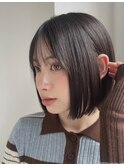 ミニボブ髪質改善ボブ顔まわりレイヤー20代30代40代[表参道]