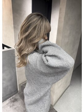 アコ(Aco) ★外国人セレブ風シャドウルーツバレイヤージュデザイン★