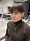 前髪可愛い耳かけショート/マッシュショート/コンパクトショート
