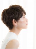 30代40代50代のためのくびれ×小顔ベリーショート(st橋元)