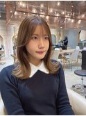 髪質改善縮毛矯正レイヤーカット顔周り前髪韓国ミニウルフ錦糸町
