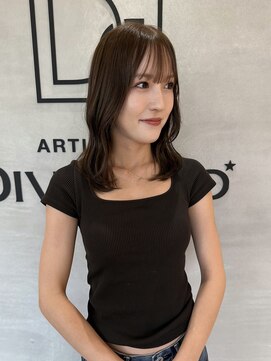 アーティック ヘア ディーヴァディーヴォ テスタ(ARTIC HAIR DIVA DIVO TESTA) ブラウンカラー/ナチュラルブラウン/レイヤーカット【SAHO】