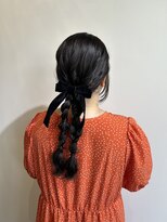 ヘアセット専門サロン by OKINAWA WATABE WEDDING 那覇店 編みおろし