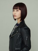 ピークアブー 原宿ハラカド(PEEK-A-BOO) くせ毛多毛ボブショート前下がりモードワイドバングかっこいい