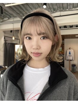 ≪最旬トレンド×似合う色味をご提案☆≫ダメージレスで髪に優しく、透明感のある綺麗な髪色を実現♪