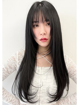 シャルマン 銀座(Charumante) 20代30代◎髪質改善×縮毛矯正の小顔ミディアムスタイル仕上げ