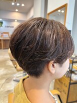 カノエ 山口小郡店(canoe)&nbsp;ブリーチ無しマロンカラー×マッシュショート