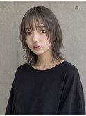 オリーブアッシュ×束間ウェットで軽やかウルフ