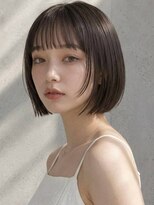 ヴェイン 渋谷(vain)&nbsp;コンパクトボブ シースルーバング 艶髪 ストレート 地毛風カラー