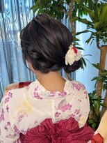 ウシワカマル ミライ(USHIWAKAMARU MIRAI)&nbsp;サイド編み込みシニヨン