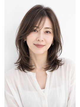 セレスト 下北沢店(CELESTE) 美髪イノアカラー/白髪ぼかし/大人レイヤー/40代/50代/下北沢