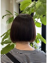 カームヘア(CalmHAIR)&nbsp;ツヤ感が際立つミニボブ×ダークカラー