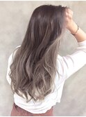 外国人風アッシュ×グラデーションカラー 【LIRUA.博多】