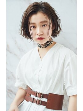 ミンクス 銀座店(MINX) ウェットな質感のパフボブ