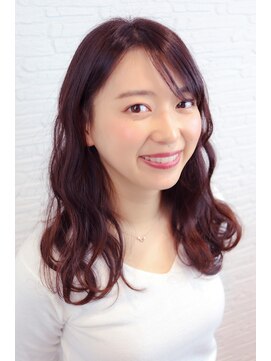 リオリス ヘア サロン(Rioris hair salon) 大人かわいい艶髪パープルカラー