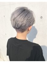 リアン(Lien)&nbsp;Lien☆ホワイトグレー×デザインカラー×ハンサムショート