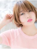 ★外国人風フォギーベージュ☆耳かけショート10代20代30代★6