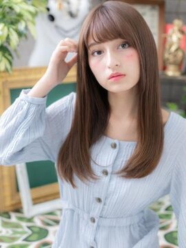 カバーヘア ブリス 上尾西口店(COVER HAIR bliss) 黒髪も◎大人かわいいローライトストレートa上尾20代30代40代!