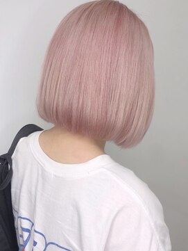 ボックスミコ(Box mico.) 《ピンクホワイトベージュ》ハイトーンのブリーチカラー