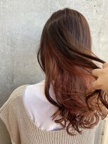 アラモア 国立(Alamoa)&nbsp;チョコレートブラウン×インナー ショコラオレンジ