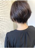 20代30代40代/大人可愛い/前下がりボブ/ハイライト