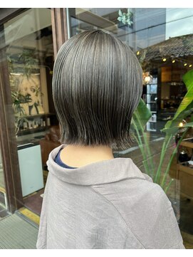 コレット ヘアー 大通(Colette hair) . bob × highlight × olive