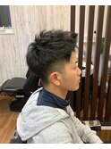 ツーブロショート