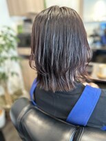 エニィ 池袋西口(Any)&nbsp;黒髪/グレーベージュ/レイヤーロング/前髪パーマ/池袋/池袋西口