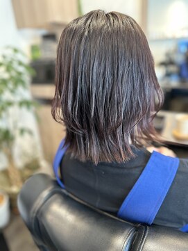 エニィ 池袋西口(Any) 黒髪/グレーベージュ/レイヤーロング/前髪パーマ/池袋/池袋西口