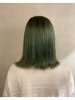 馴染ませグリーンカラー【髪質改善】