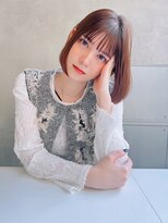 メーヴェ(Mowen) mowen 南堀江　ボブ×ココアベージュ×艶髪