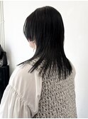ダークアッシュ/姫カット/ウルフカット/大人かわいい