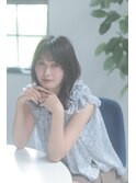 暗髪×大人ミディアム