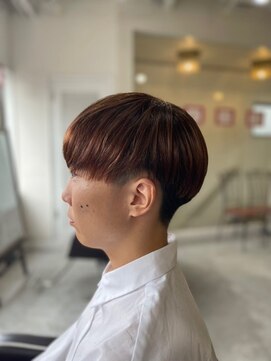 メンズカット バイ ソイクフ(メンズカット by SOY-KUFU) MEN'SHAIRアッシュブラックベリーショートダークアッシュ