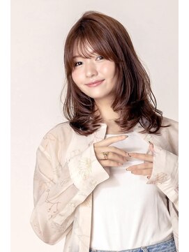 スノードロップ 荻窪(Snowdrop) 前髪/アンブレラカラー/こなれミディ/イメチェン/ウェーブパーマ