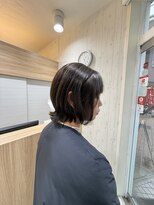 ソワン ドゥ ブレス 立花店(soin de brace) ボブウルフ/レディースカット/尼崎/立花/黒髪/小顔